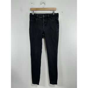 Womans American Eagle Dream Stretch Black Jeans 10 L